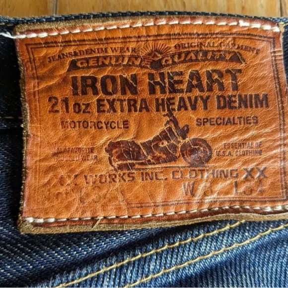 *Cannot Find since move 😭* IRON HEART Jeans Selvedge DENIM JAPAN W:28 Inseam:28 - Picture 7 of 7